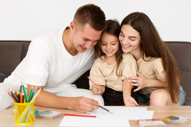 a small girl respects her parents wishes
