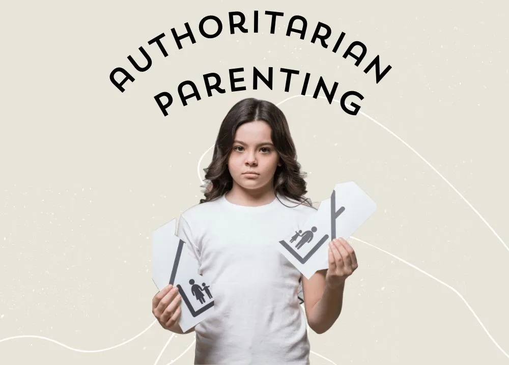 a girls suffers from the authoritarian parenting style